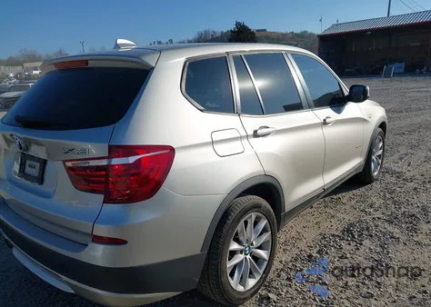 2014 BMW X3 xDrive28I z USA, uszkodzony, nr VIN 5UXWX9C51E0D39408
